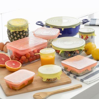Tampas de silicone reutilizáveis e ajustáveis: Mantenha seus alimentos frescos por mais tempo!